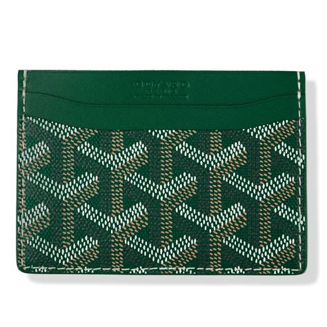 green card holder goyard|goyard card holder inside.